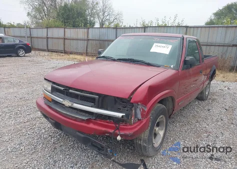 1999 Chevrolet S-10 Ls z USA, uszkodzony, nr VIN 1GCCS1949X8207484